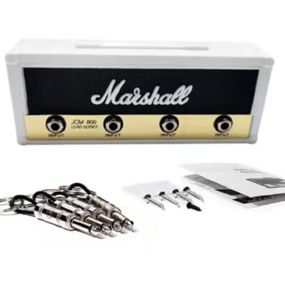 Marshall JCM 800 Key Holder with Black and Gold Finish